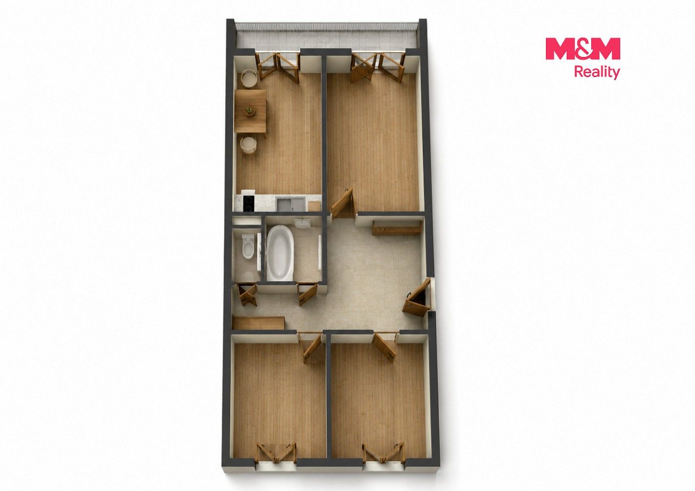 Byt 3+1 · 66 m² · Lovosická, Praha 9 - Prosek - 3