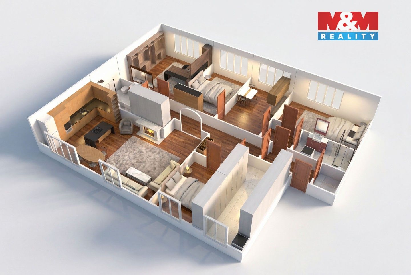 Byty, Nuselská, Praha, 171 m² - 2