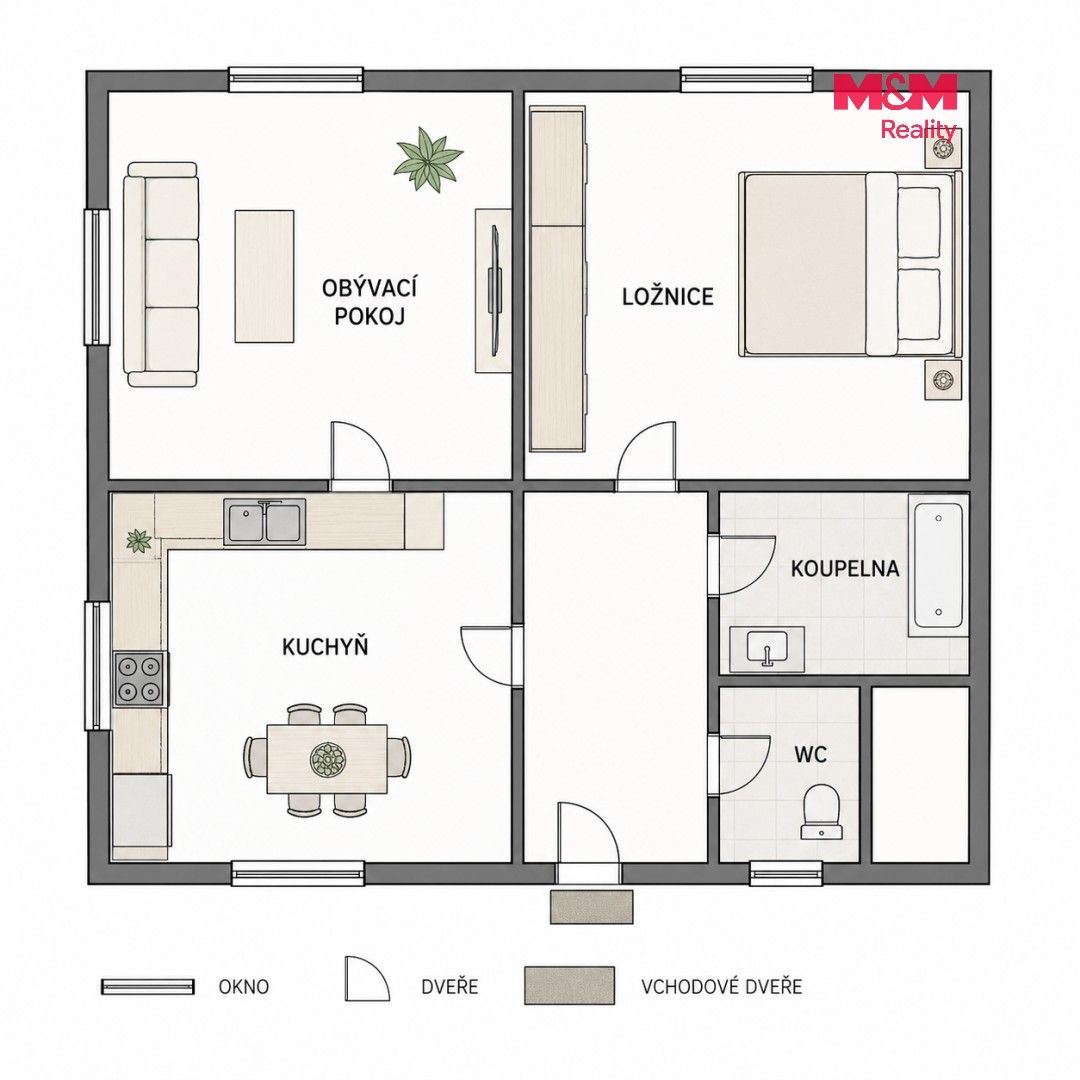 Byt 2+1 · 72 m² · Pavlišov, Náchod - 3