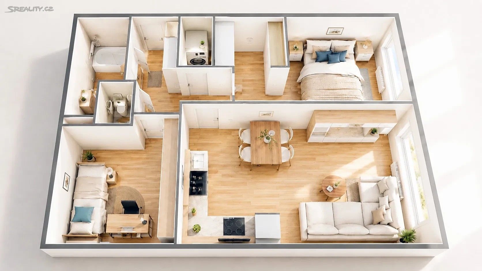 Prodej byt 3+kk - Makovského, Praha - Řepy, 53 m² - 5