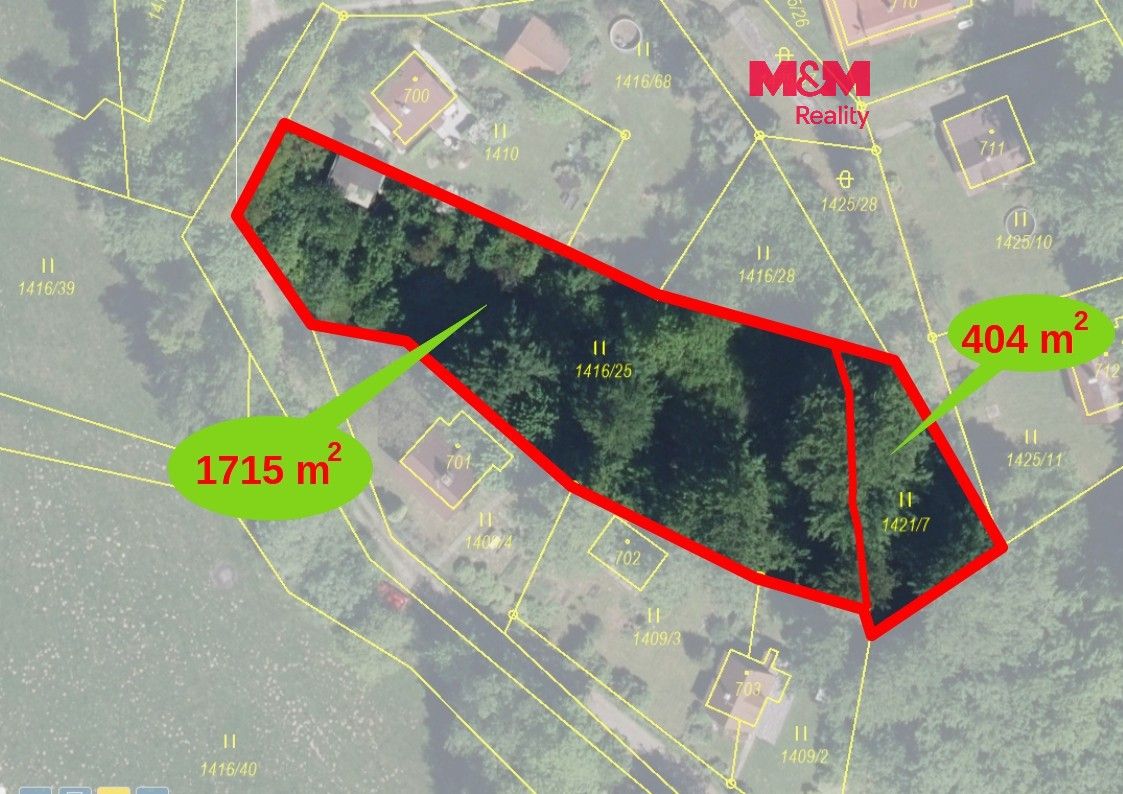 Pozemky pro bydlení, Bystřice nad Olší, 739 95