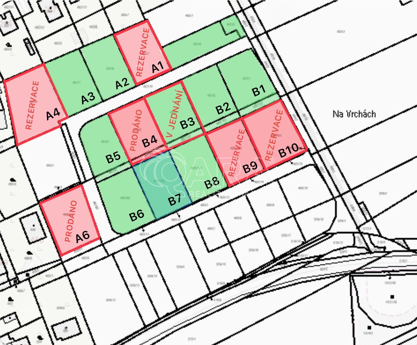 Prodej pozemek pro bydlení - Sobětuchy, 822 m²