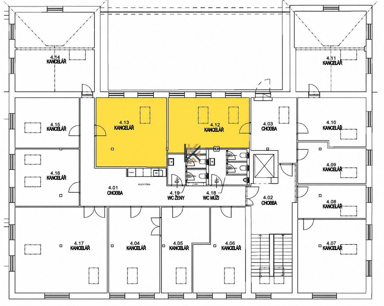 Kancelář · 57 m² · Praha - Smíchov, okres Praha 5, Hlavní město Praha - 3