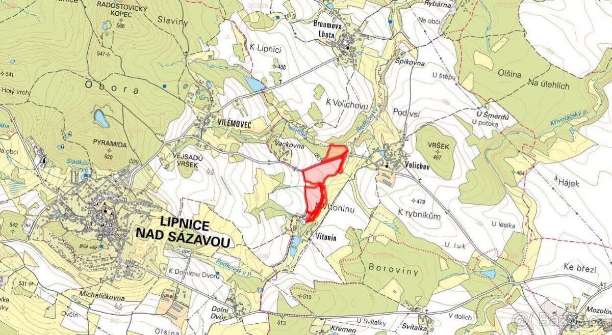 Prodej pozemek pro bydlení - Světlá nad Sázavou, 582 91