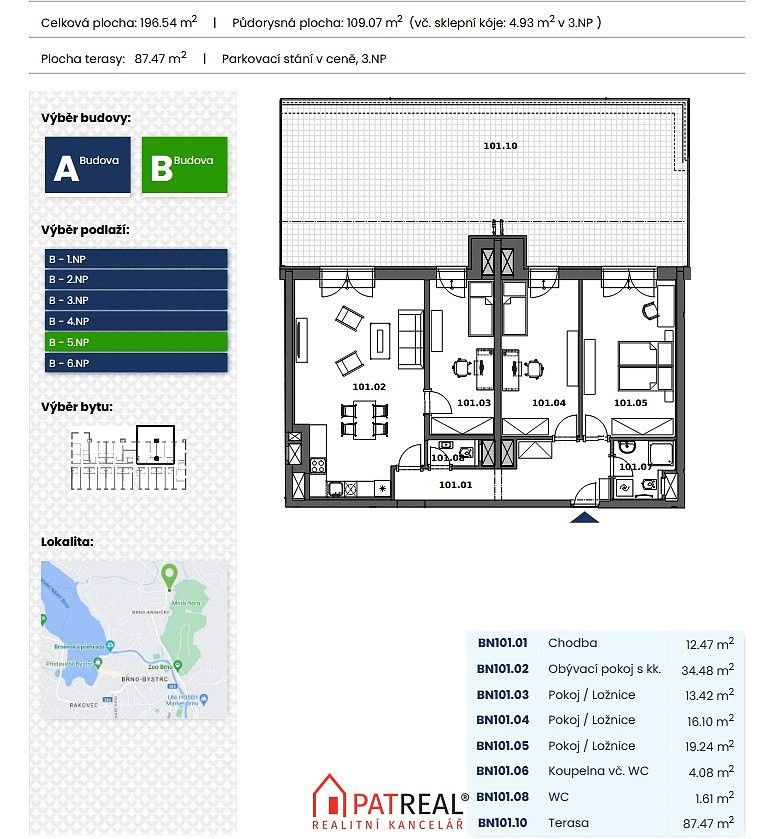 4+kk, Brno - Kníničky, okres Brno-město, Jihomoravský kraj, 192 m² - 2