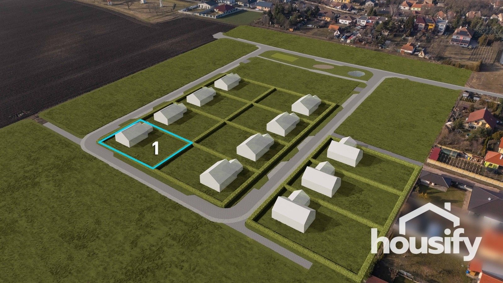 Pozemek pro bydlení, 861 m²