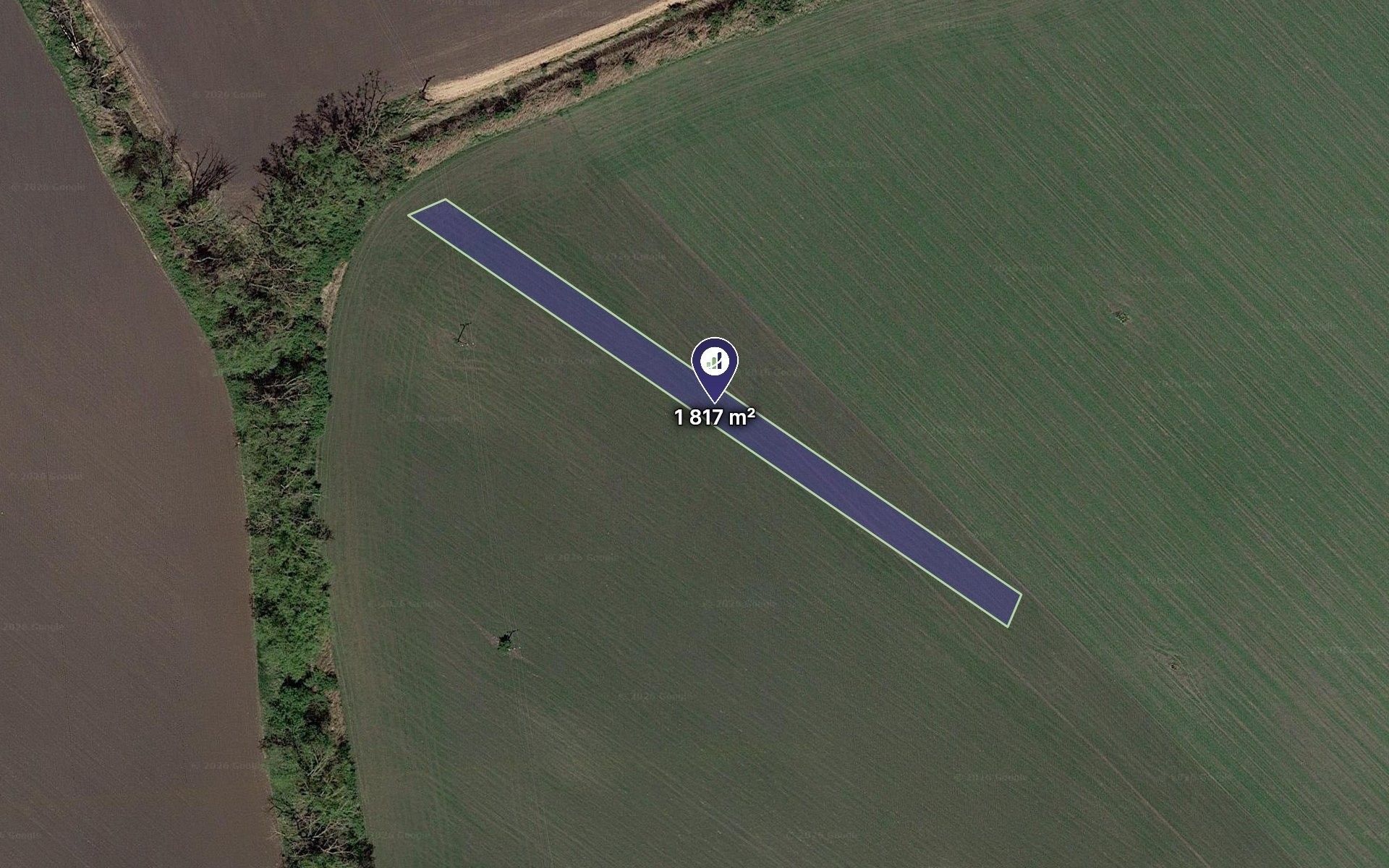 Zemědělské pozemky, Kostice, 1 817 m² - 1