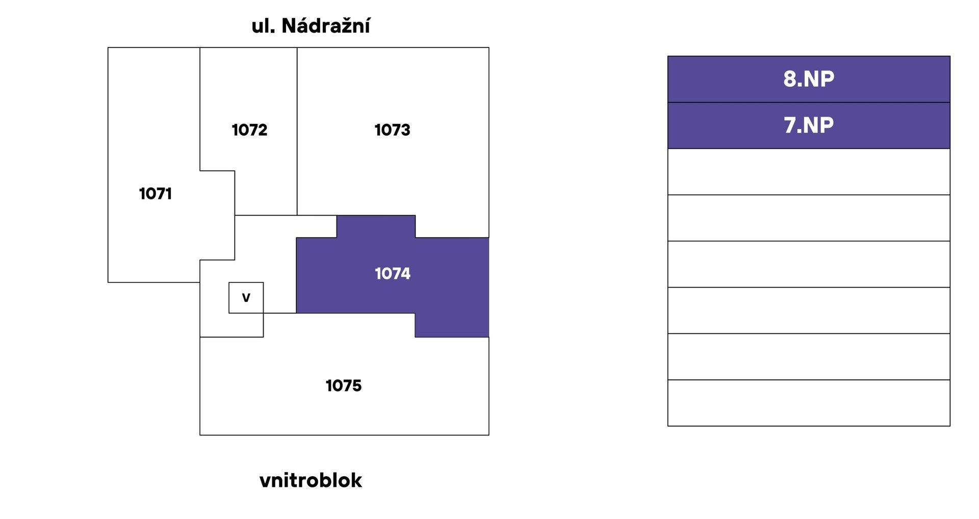 Byt 3+kk · 84 m² · Nádražní, Praha - 3