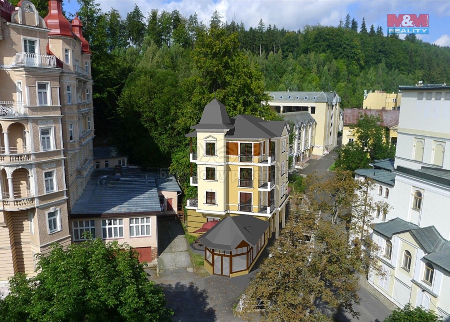 Ubytovací zařízení, Pramenská, Mariánské Lázně, 790 m²