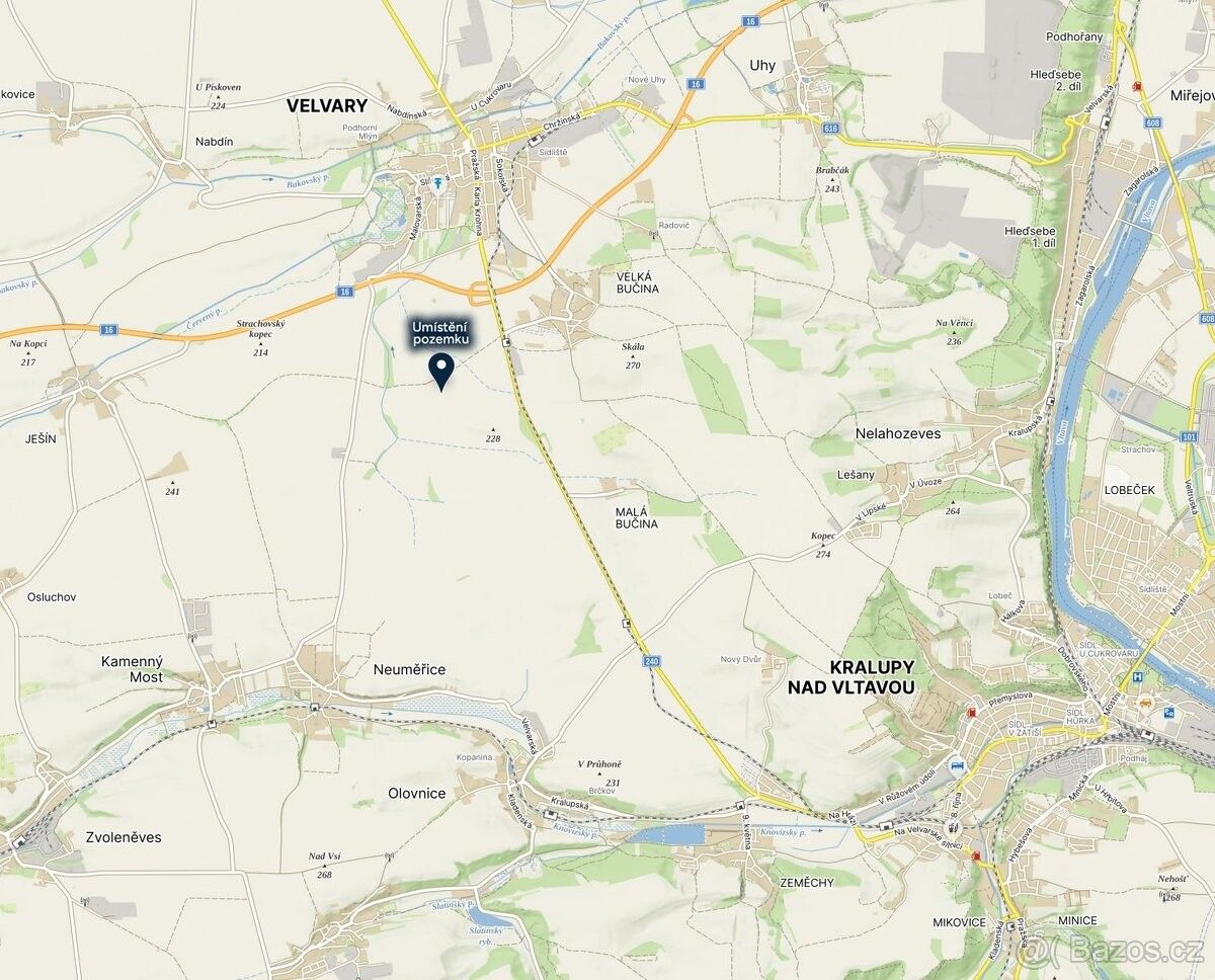 Prodej pozemek pro bydlení - Velvary, 273 24