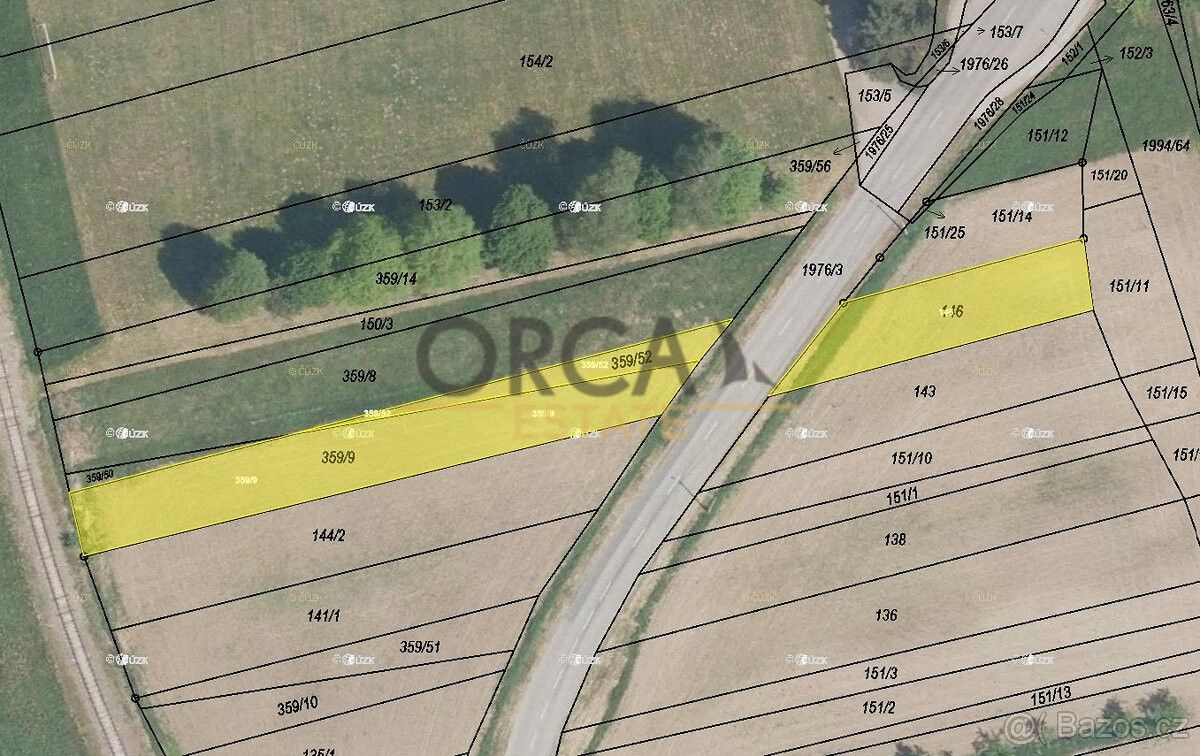 Zemědělské pozemky, Nesovice, 683 33, 1 305 m²