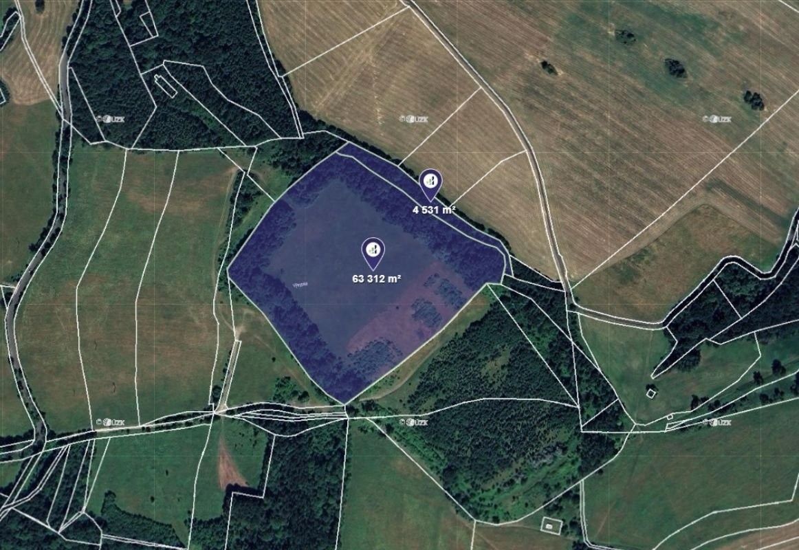Pozemek, 67 843 m²