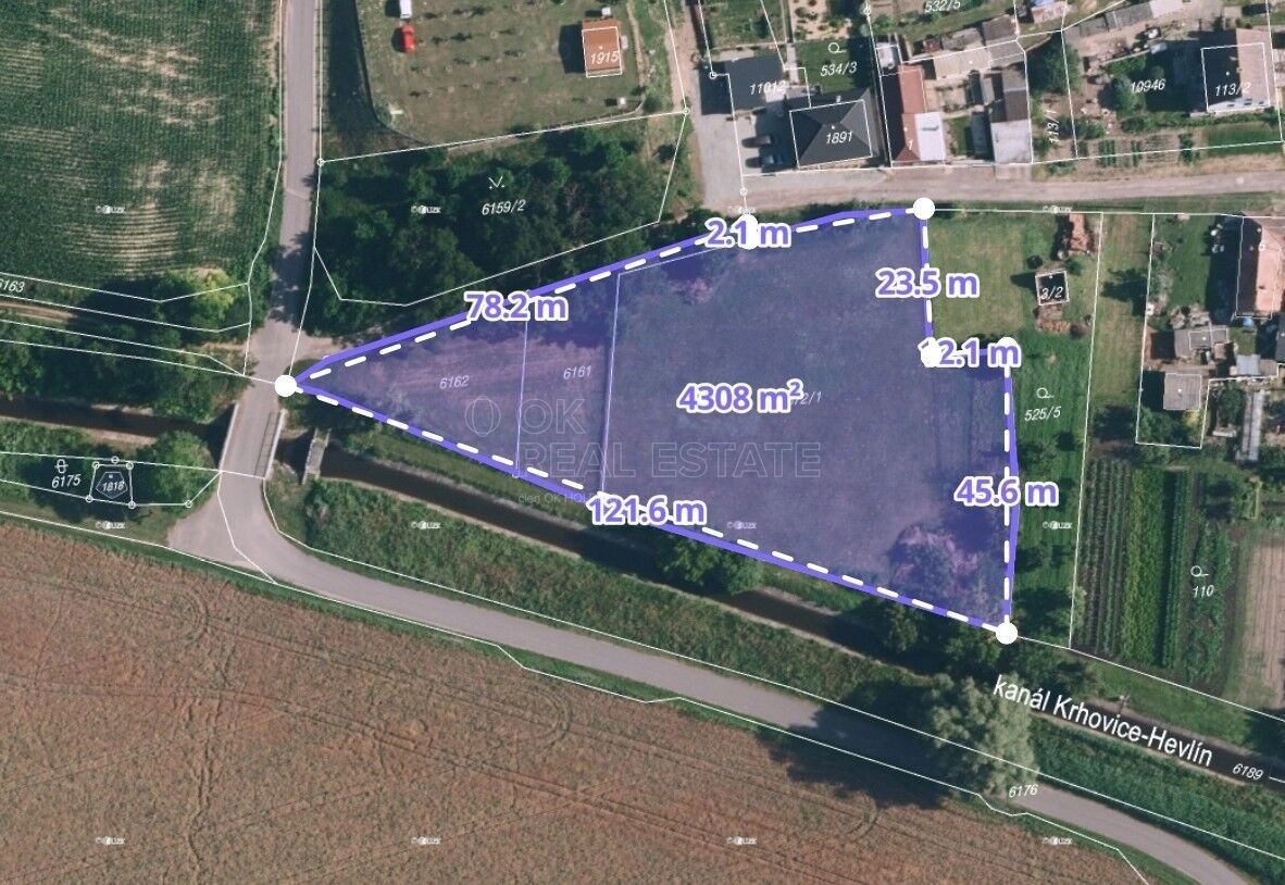 Pozemek pro bydlení · 4 308 m² · Dyjákovice - 4