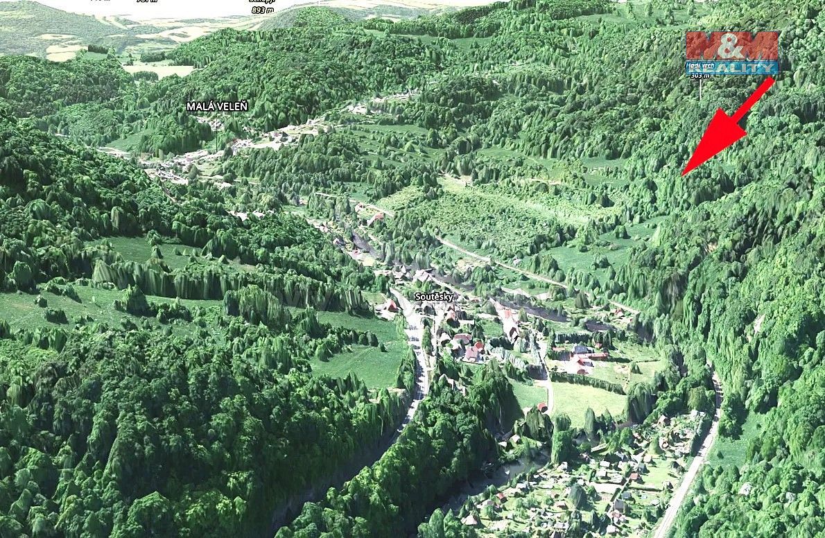 Louka · Malá Veleň, okres Děčín - 3