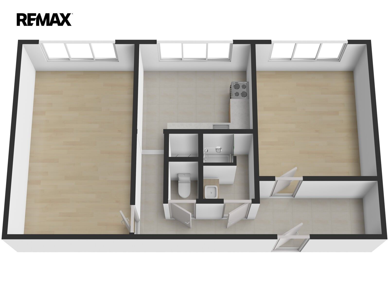 Byt 2+1 · 60 m² · Růžová 2703, Žatec - 4