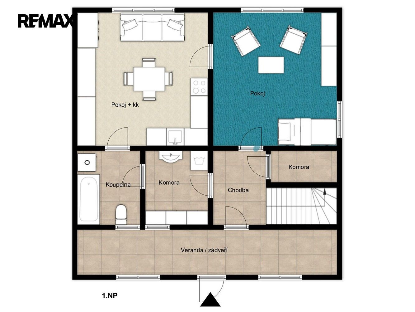 Prodej rodinný dům - Vilémov, okres Havlíčkův Brod, Kraj Vysočina, 89 m² - 5