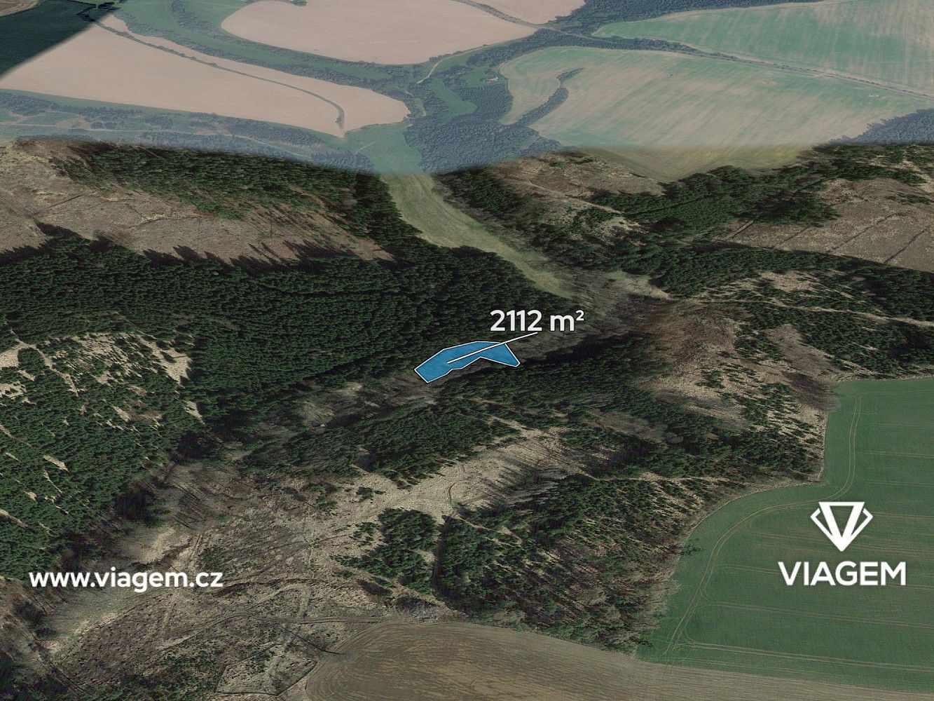 Les, 2 112 m²