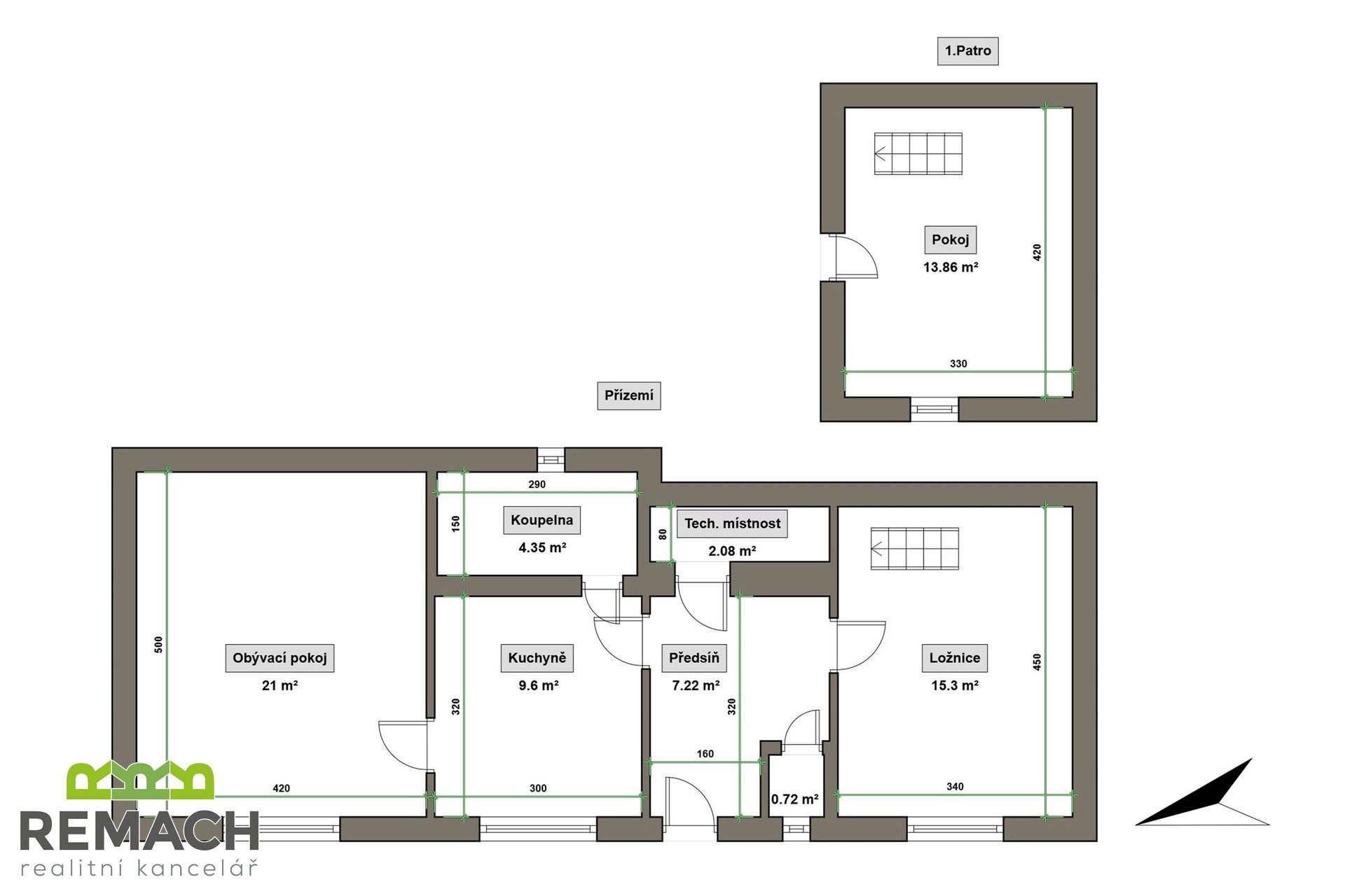 Rodinné domy, Lechotice, 99 m² - 2