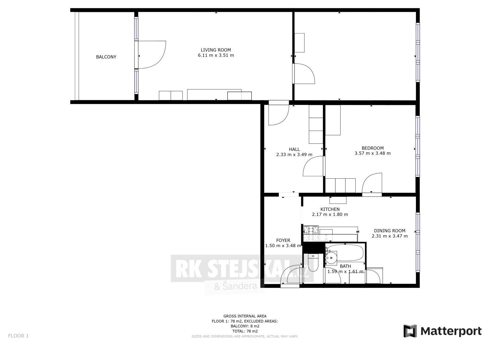 Prodej byt 3+1 - Sídliště Plešivec, Český Krumlov, 80 m²