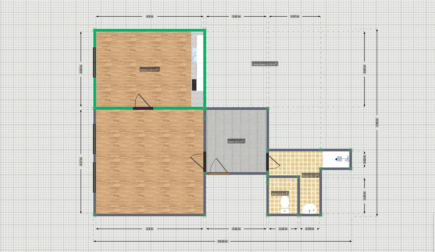 Byt 1+1 · 37 m² · Cebiv, okres Tachov, Plzeňský kraj - 4