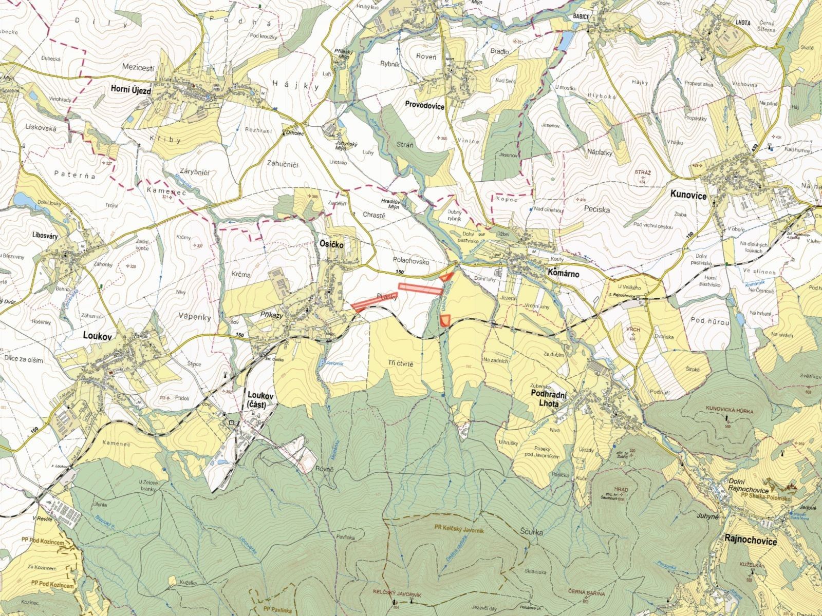 Zemědělské pozemky, Osíčko - 2