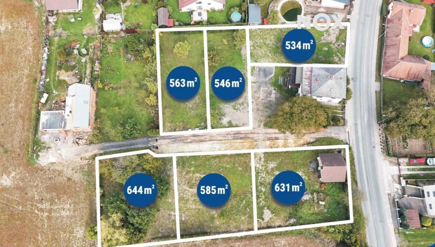 Pozemky pro bydlení, Bukovina nad Labem