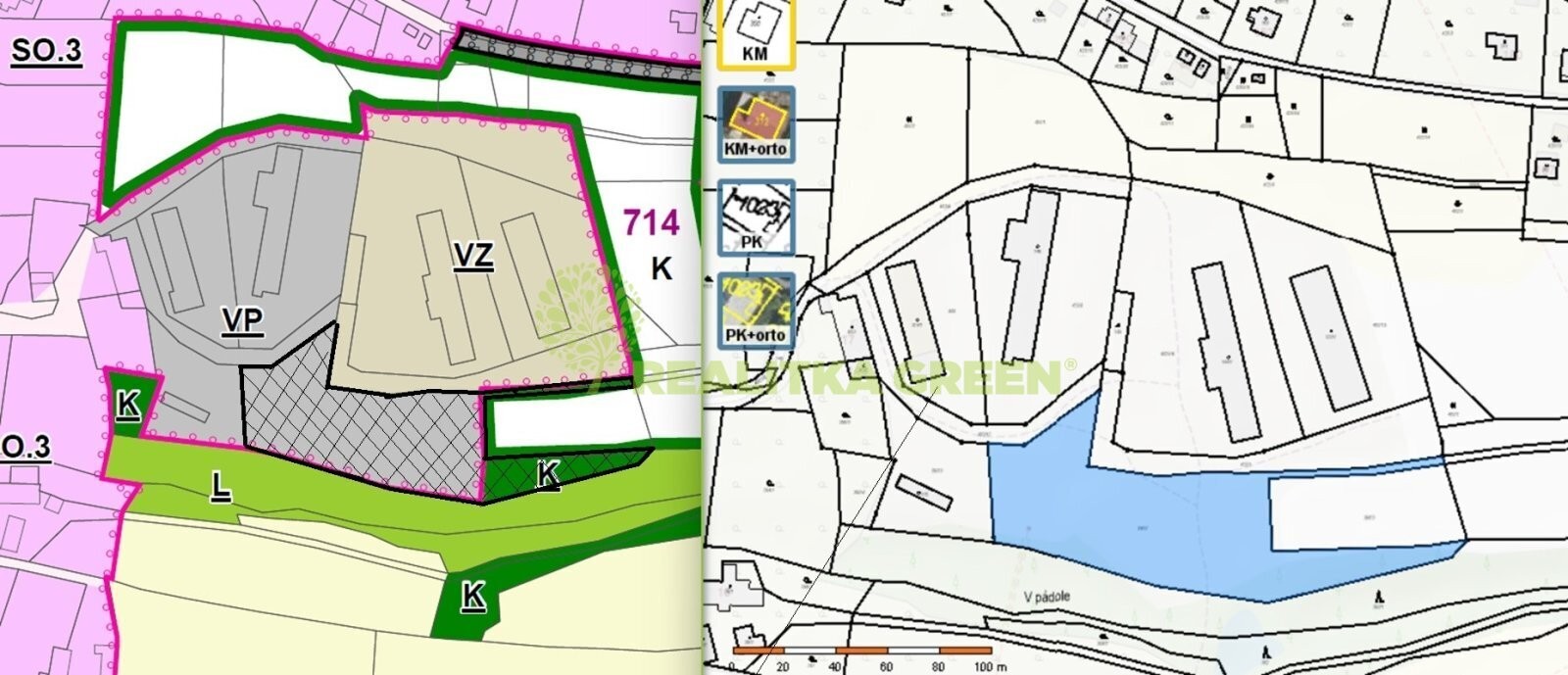 Prodej pozemek - Bynina, Valašské Meziříčí, 6 169 m² - 5