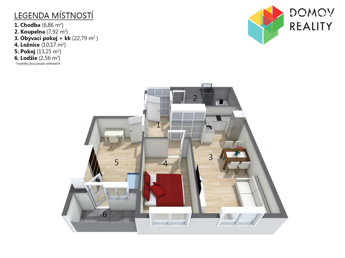 Byt 3+kk · 62 m² · Tyršova, Beroun - 4