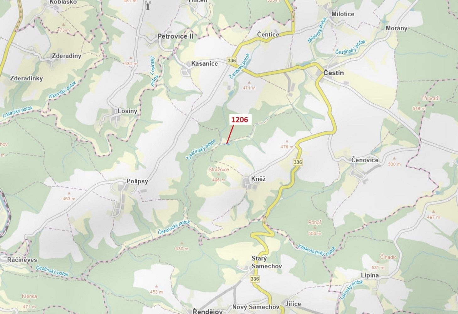 Lesy, Čestín, okres Kutná Hora, Středočeský kraj - 1