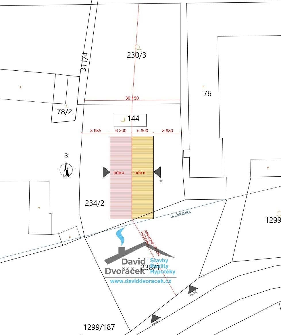 Pozemky pro bydlení, Librantice