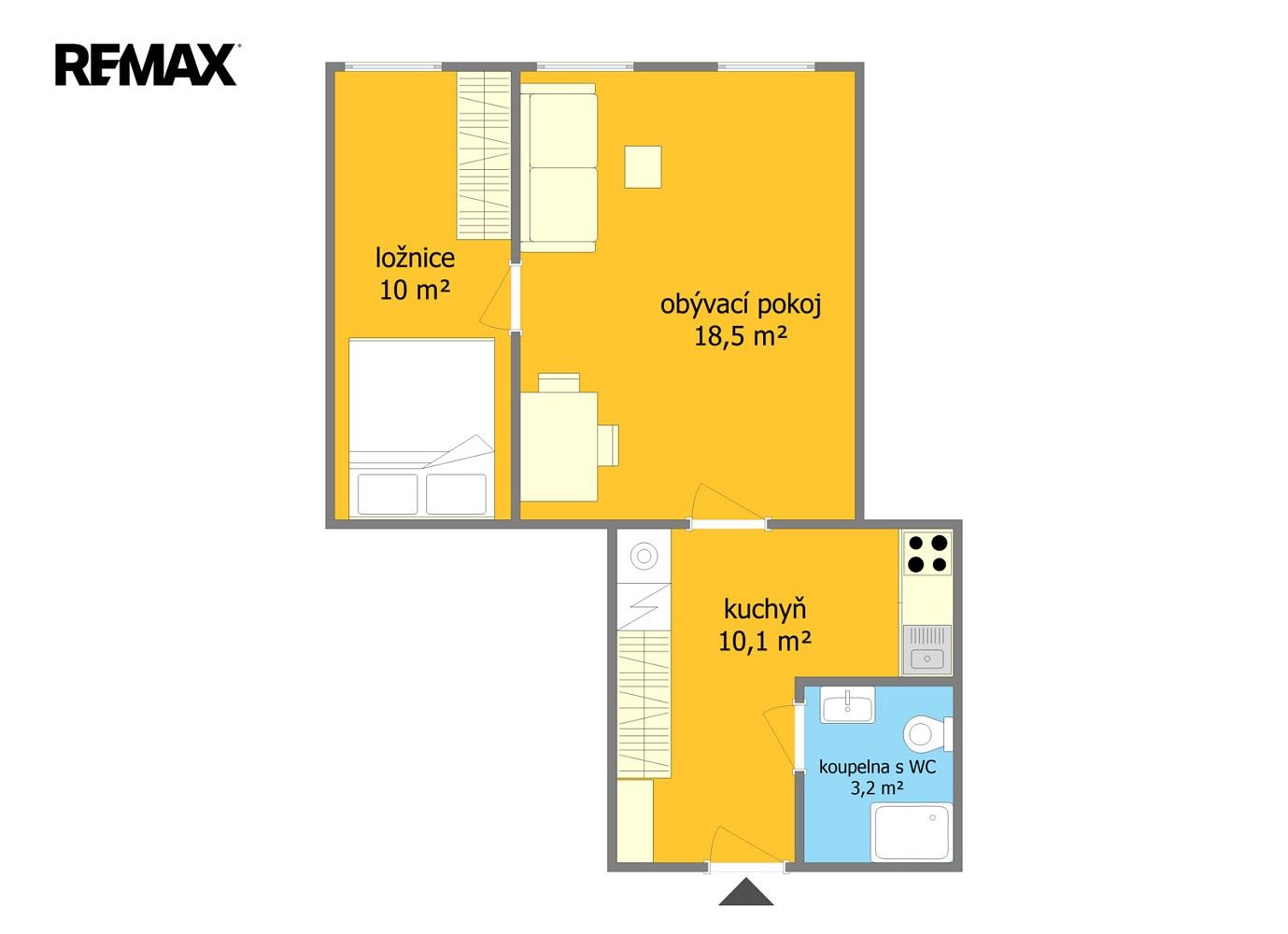 Byt 2+1 · 43 m² · Brno - Horní Heršpice, okres Brno-město, Jihomoravský kraj - 4