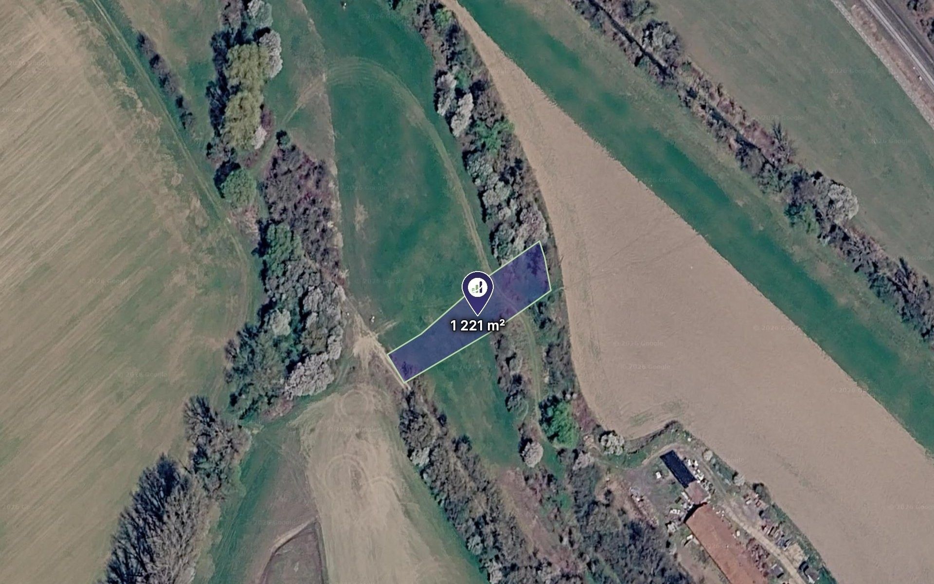 Zemědělské pozemky, Kyjov, 611 m² - 1
