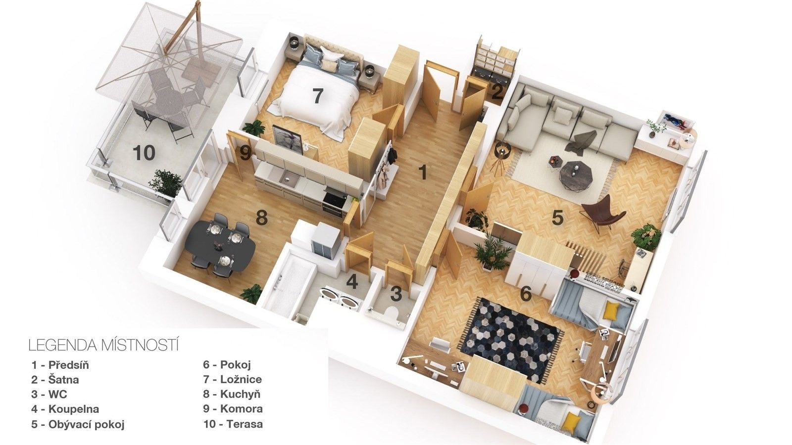 Prodej byt 3+1 - Vídeňská, Brno, 107 m²