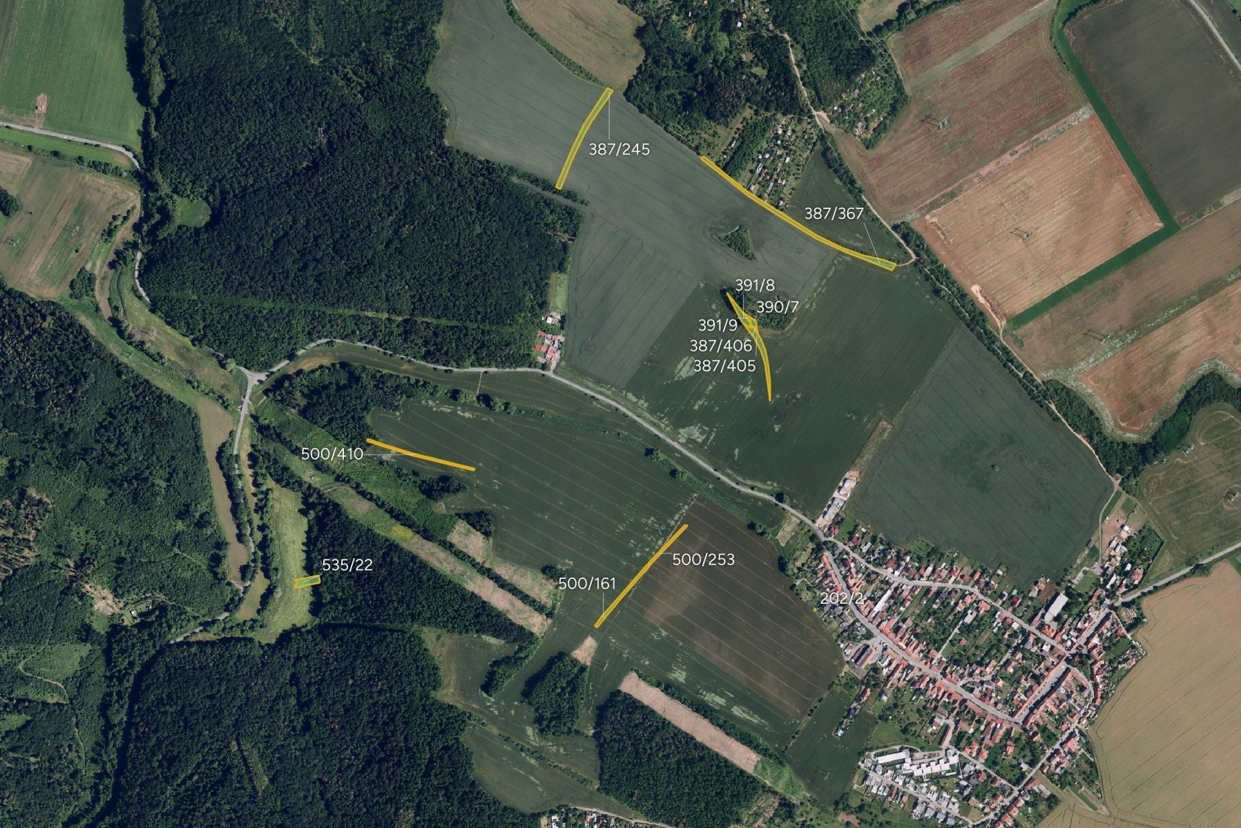 Prodej zemědělský pozemek - Nebovidy - 1