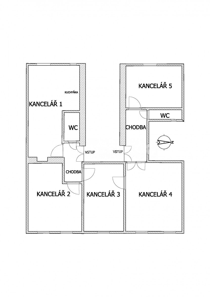 Kanceláře, Staropramenná, Praha - Smíchov, 100 m² - 2