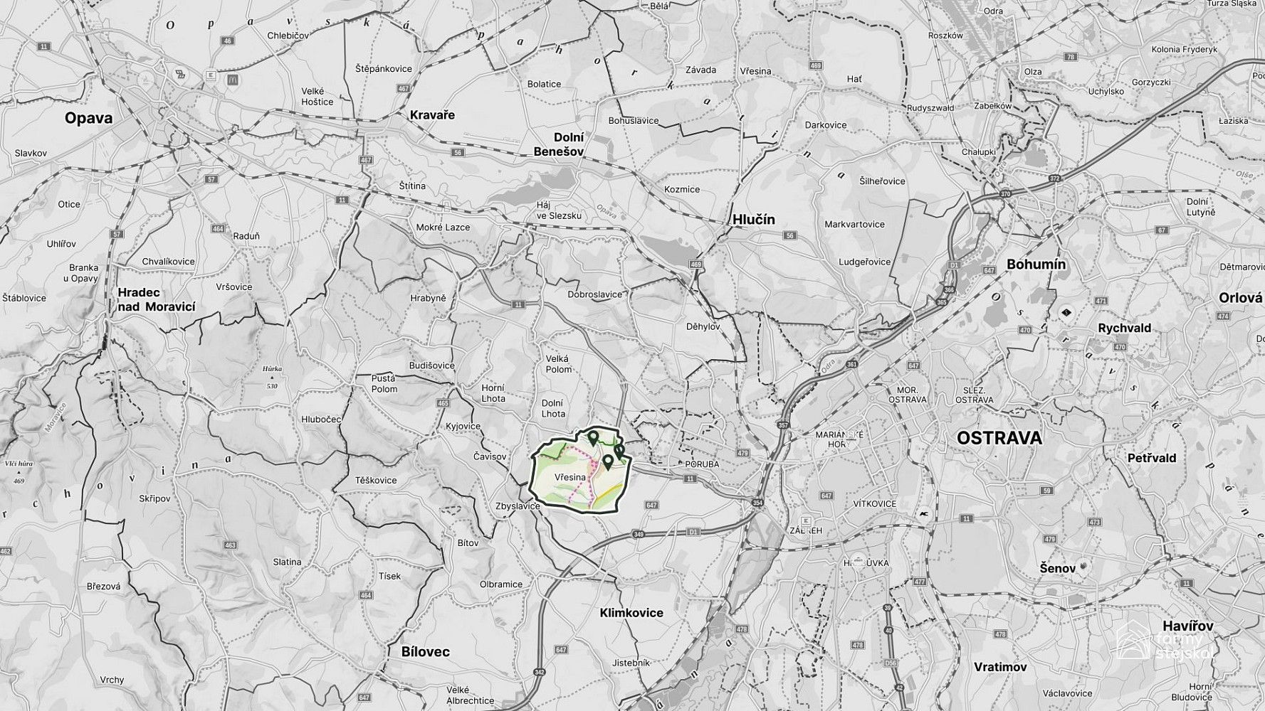 Prodej zemědělský pozemek - Vřesina, okres Ostrava-město, Moravskoslezský kraj - 2