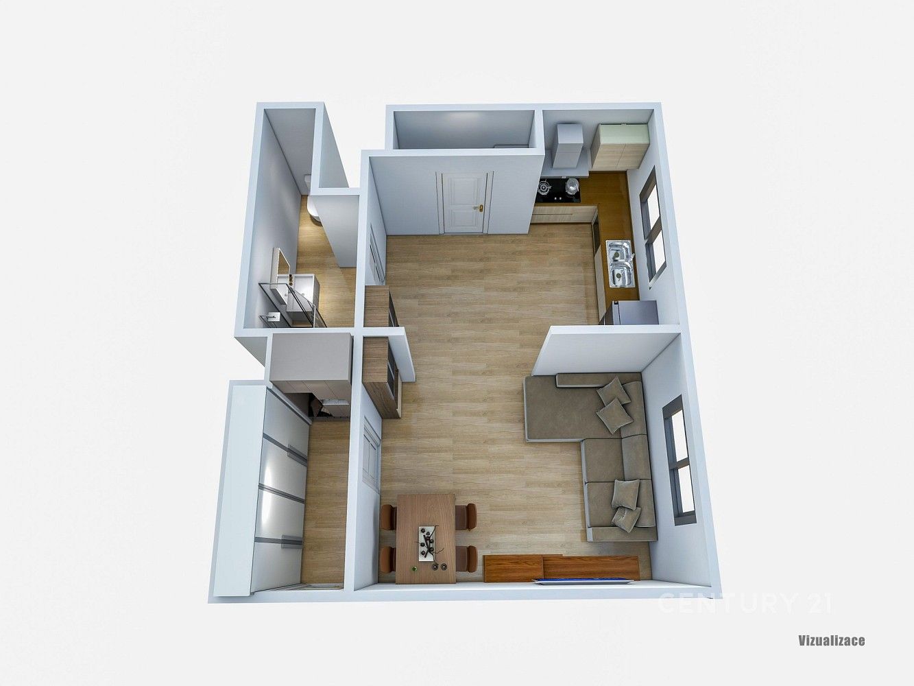 Byt 1+1 · 42 m² · Nádražní, Vyškov - Vyškov-Město - 3