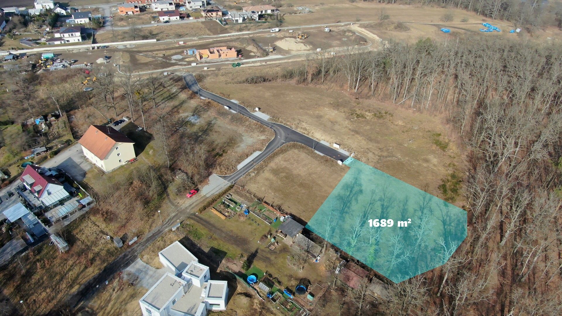 Pozemky pro bydlení, Lesní, Hluboká nad Vltavou, 1 689 m² - 1