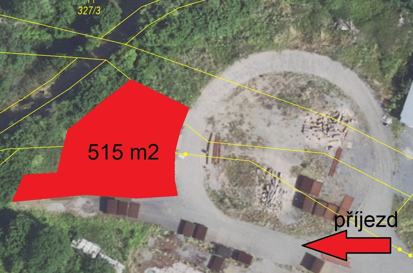 Pronájem komerční pozemek - Zákolany, 515 m²
