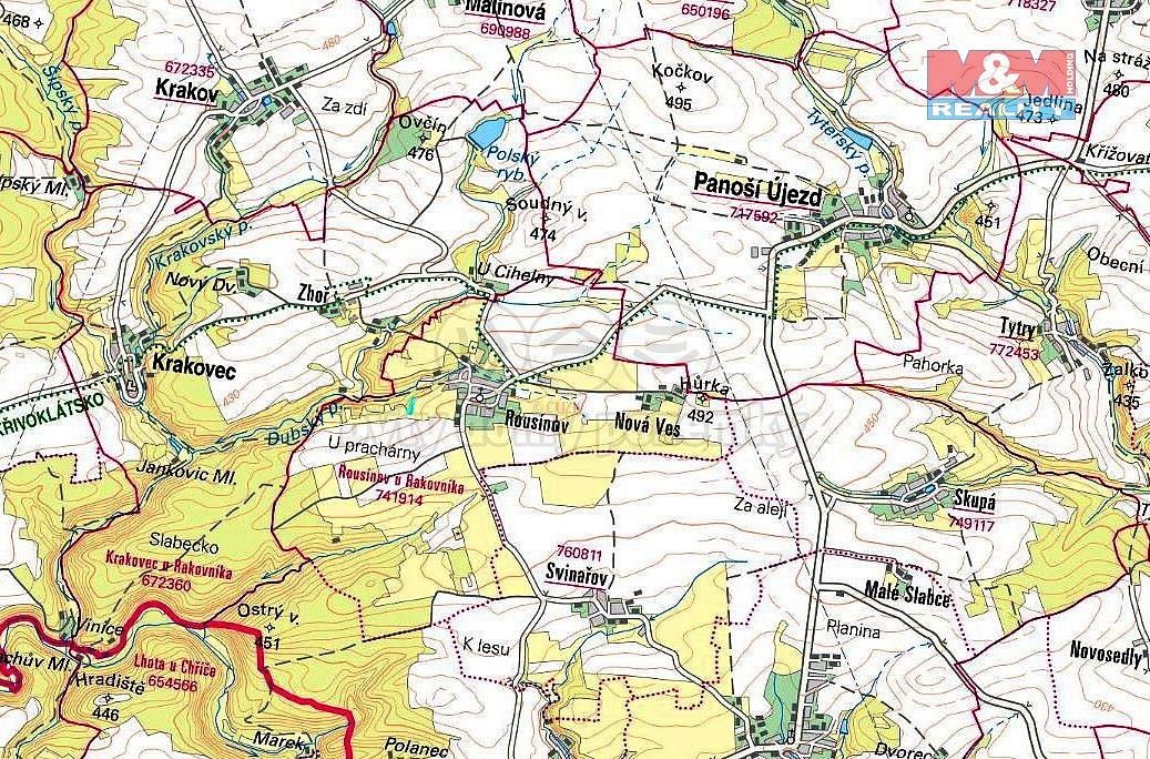 Prodej zemědělský pozemek - Slabce - Rousínov, okres Rakovník - 5