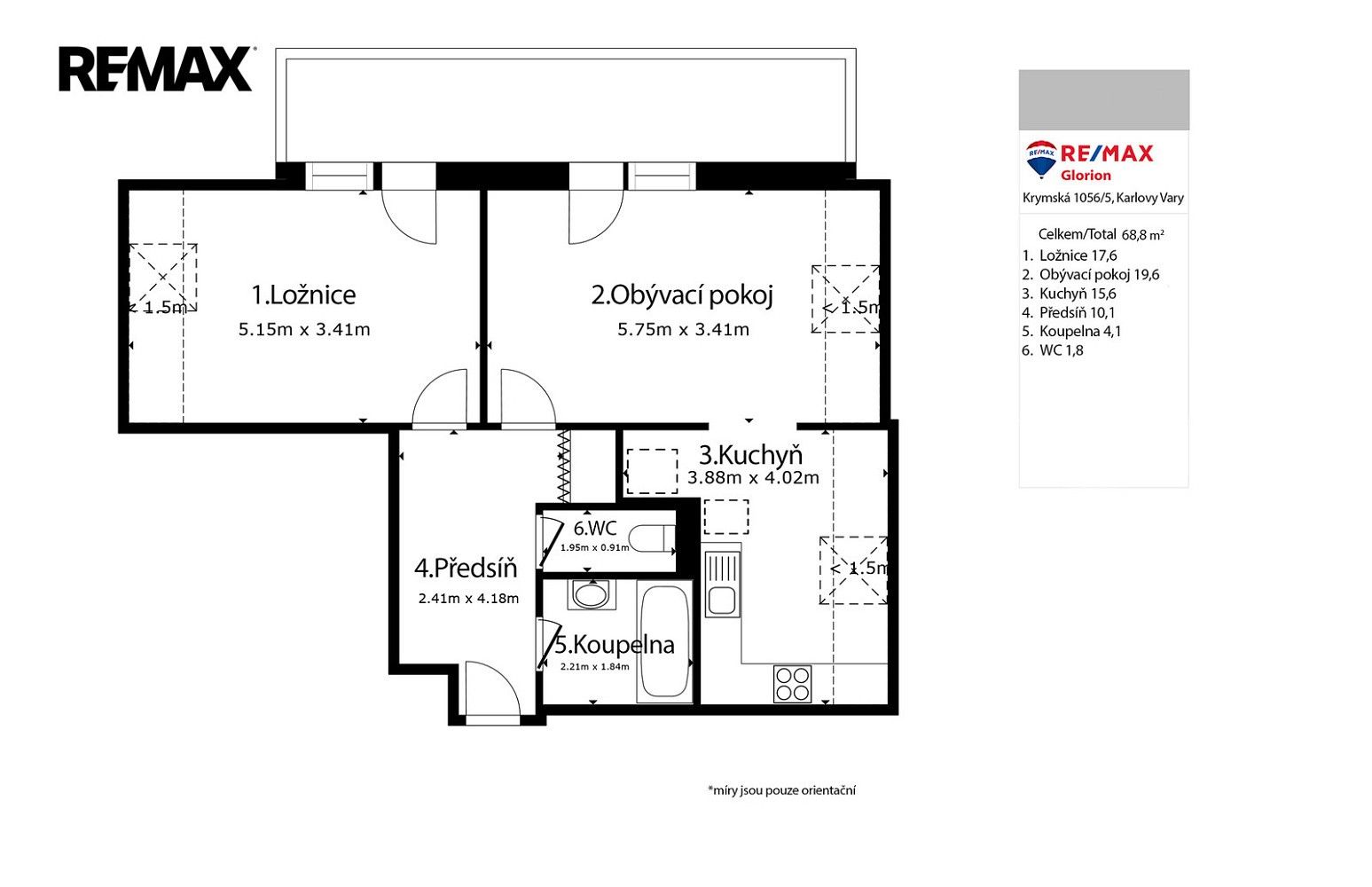 Byt 2+1 · 69 m² · Nová Role, okres Karlovy Vary, Karlovarský kraj - 3