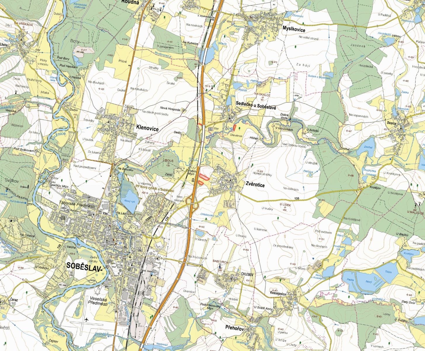 Zemědělské pozemky, Sedlečko u Soběslavě - 2