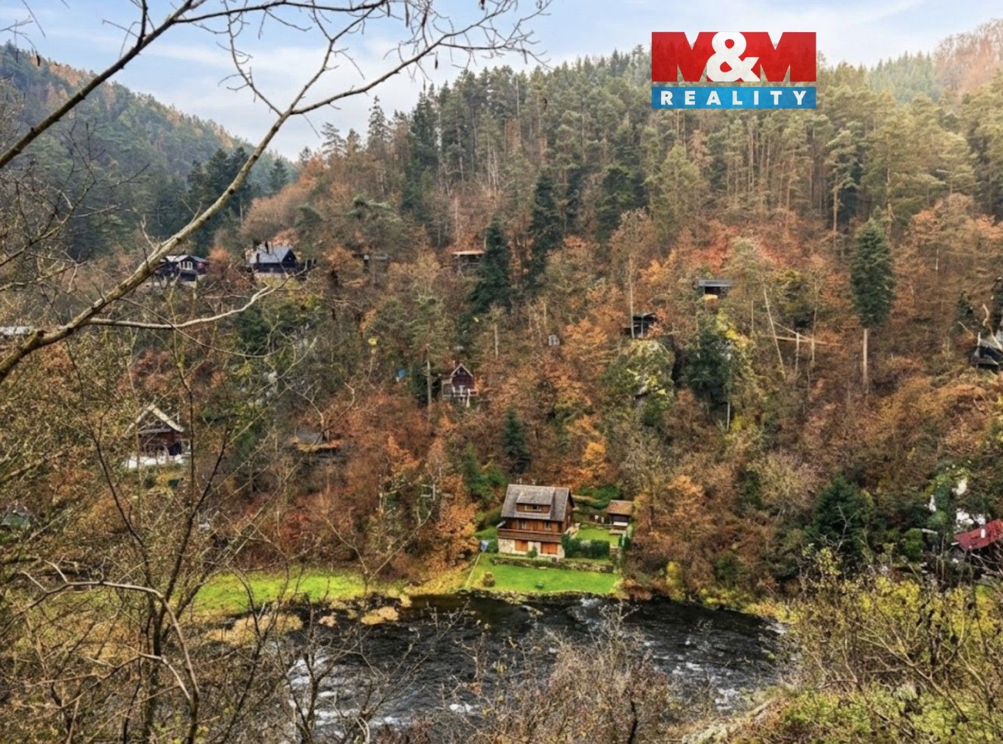 Chaty, Luka pod Medníkem, Jílové u Prahy, 16 m²