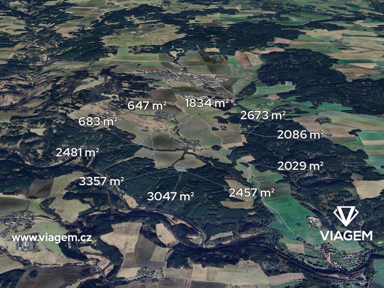 Zemědělský pozemek, 1 419 m²