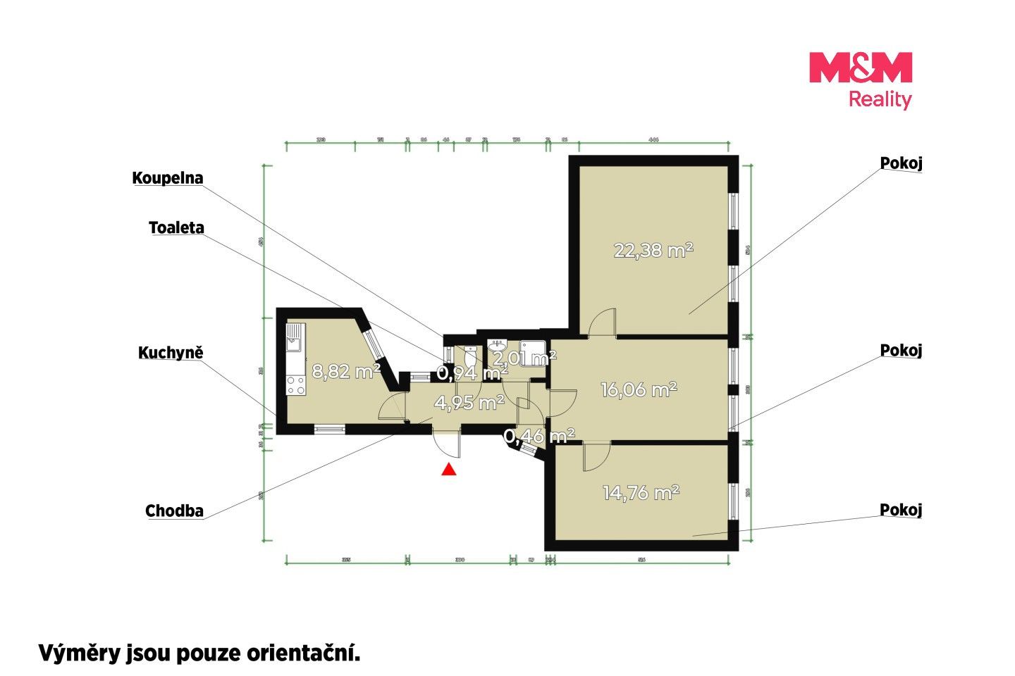 Pronájem byt 3+1 - Sedláčkova, Plzeň, 71 m² - 2