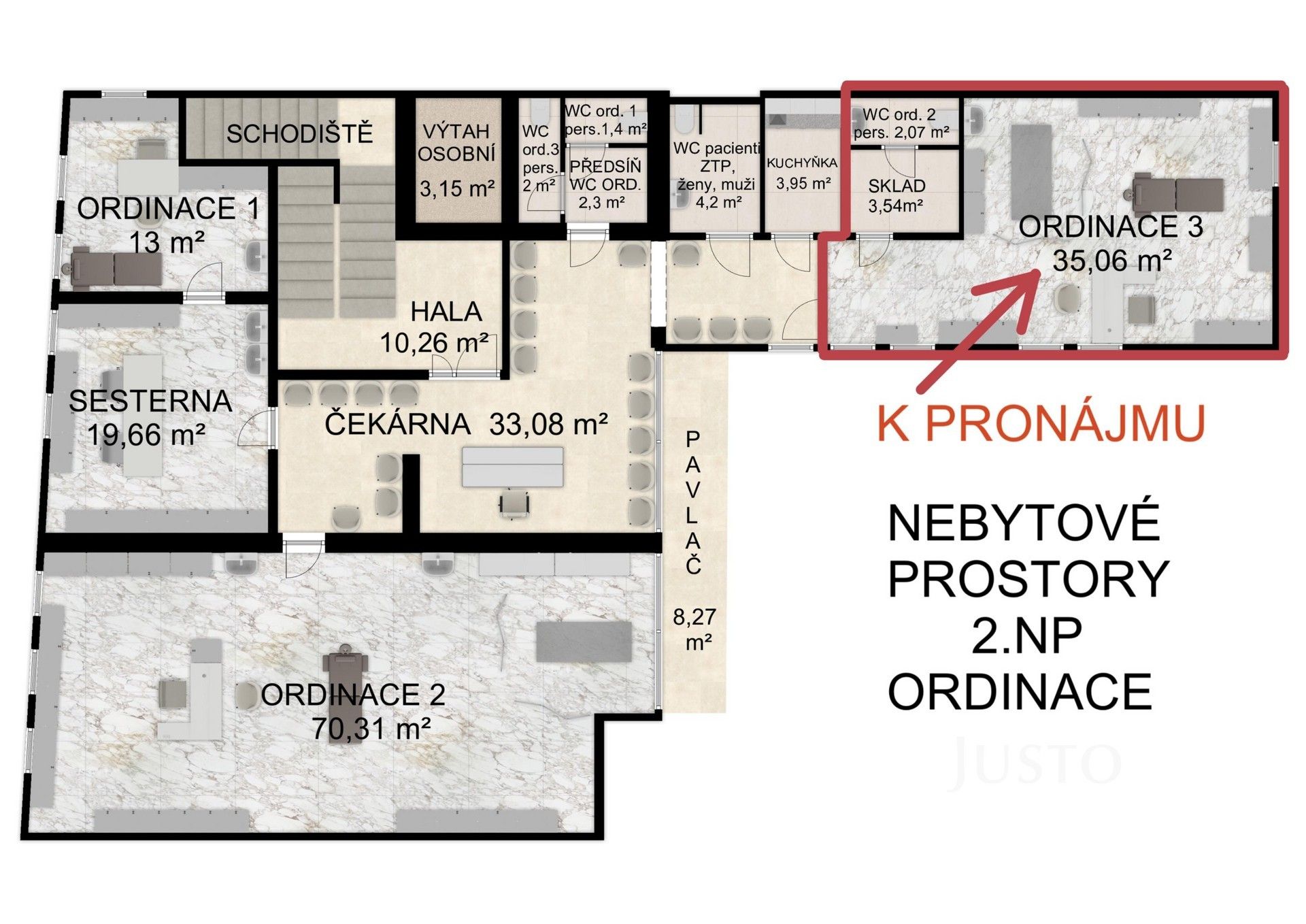 Ostatní, Havlíčkovo nám., Písek, 41 m²