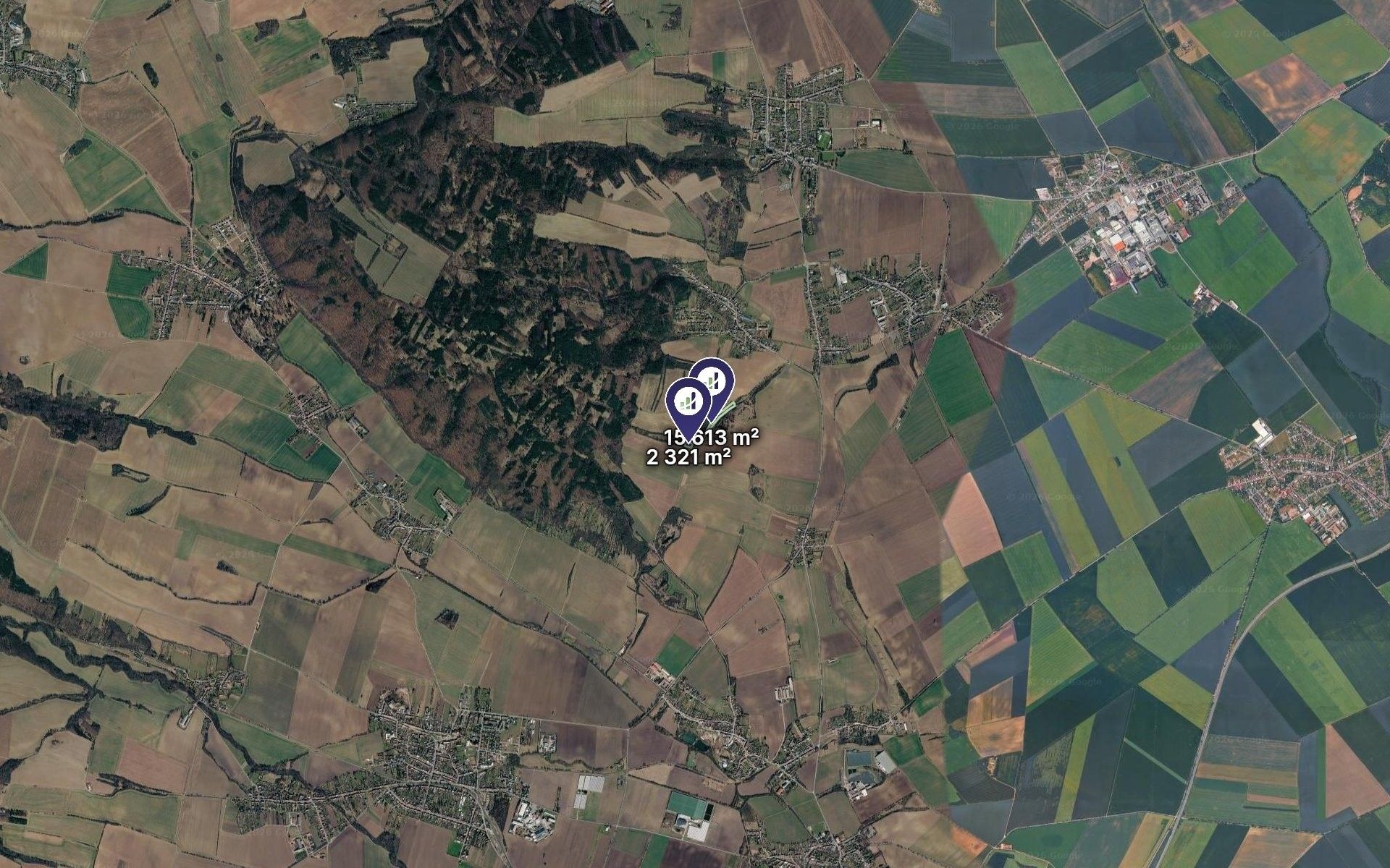 Zemědělské pozemky, Slatinky, 8 967 m² - 2