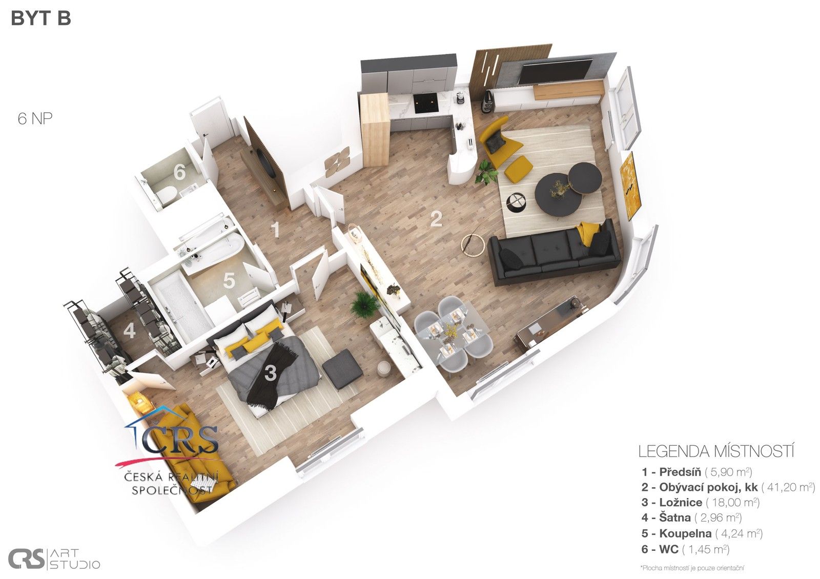 Prodej byt 2+kk - Na hutích, Praha, 76 m²