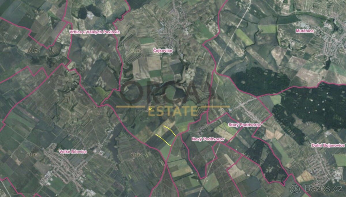 Prodej pozemek - Čejkovice, 696 15, 11 474 m²