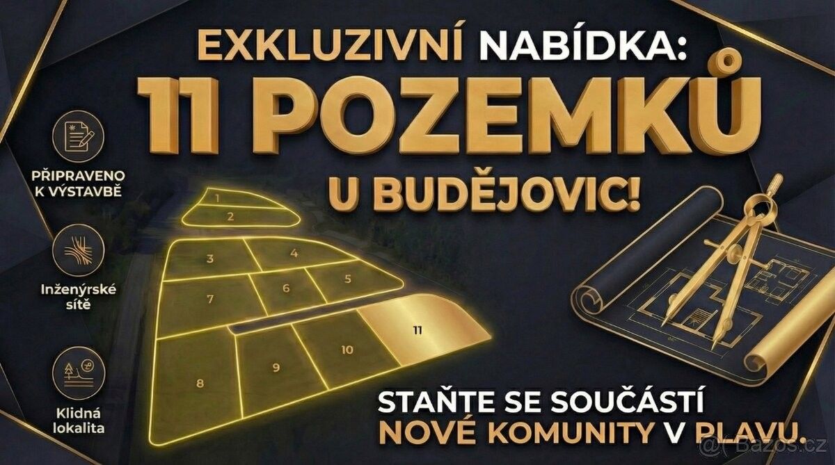 Prodej pozemek pro bydlení - České Budějovice, 370 07 - 2
